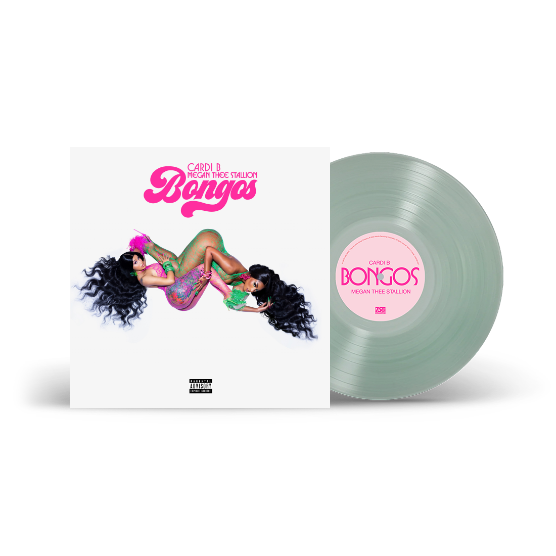 BONGOS (feat. Megan Thee Stallion) Coke Clear 12” Vinyl – Cardi B